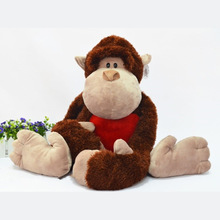 批发跨境热销情侣猴物毛绒玩具玩偶爱心糖猴猩猩公仔生日礼物