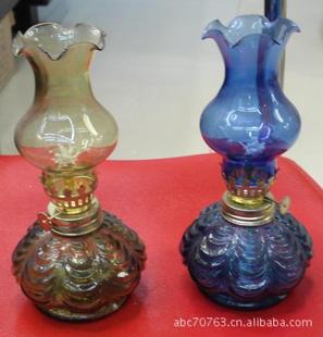 Kerosene Lamp Couple Supplies Bar Supplies Bar Table Utensils Crafts, Glass Oil Lamp