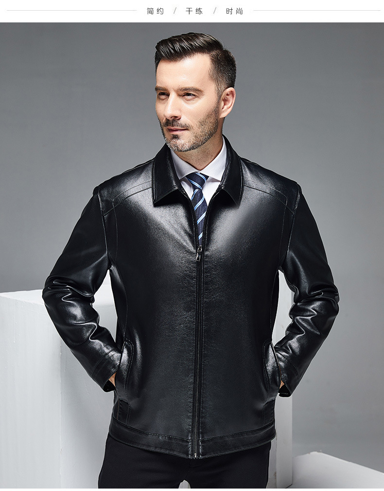 Veste en cuir homme - Ref 3443727 Image 29