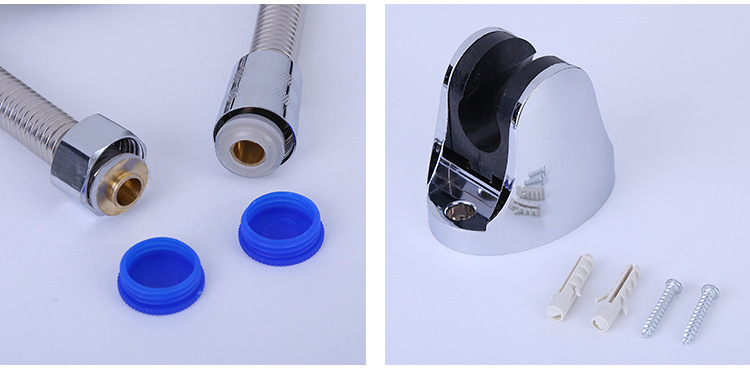 Factory wholesale shower head sets, electroplated shower heads, vacuum-formed three-piece sets, ABS multi-functional shower head heads undefined