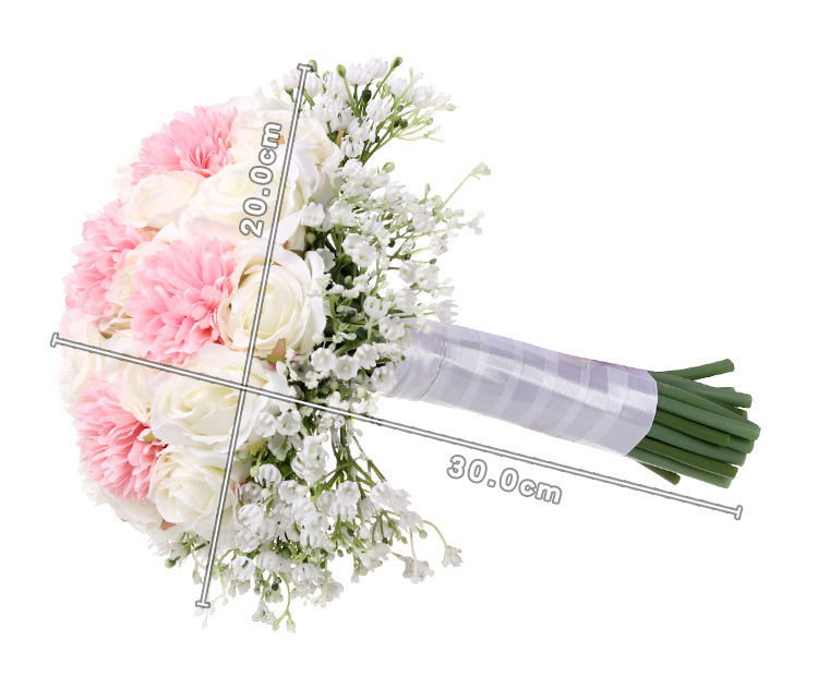 European and American wedding bouquets, creative starry sky simulation bouquets, bride's wedding bouquets, wholesale wedding supplies detail image 3