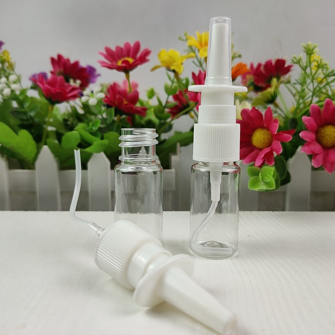 现货加厚10ml毫升透明喷瓶直喷瓶子鼻喷细雾塑料小分装喷壶