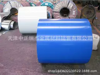 供应天津彩涂卷 大无缝彩钢板 加工特殊颜色规格