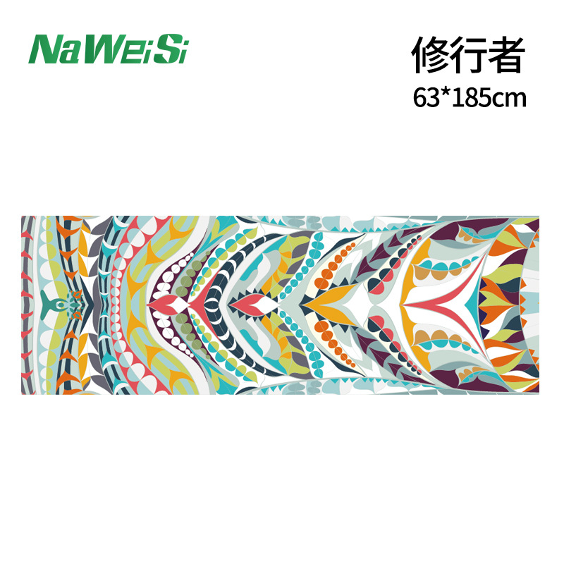 Estudio de Yoga de impresión portátil Toalla de yoga en stock antideslizante yogatowel Impresión digital Toalla de yoga