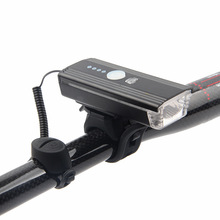 自行车灯USB充电喇叭灯一体山地车手电筒骑行灯led照明灯062