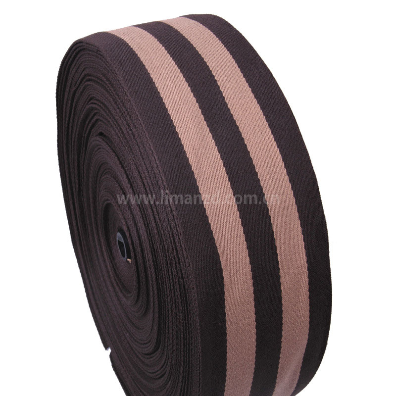 扬州供应 4寸 棉织带 100mm 啡间杏 涤棉织带 10cm 服饰装饰带