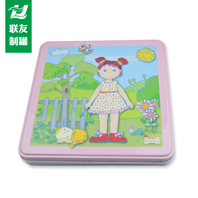 长方形马口铁巧克力铁罐厂家定制巧克力铁盒 通用食品巧克力铁罐