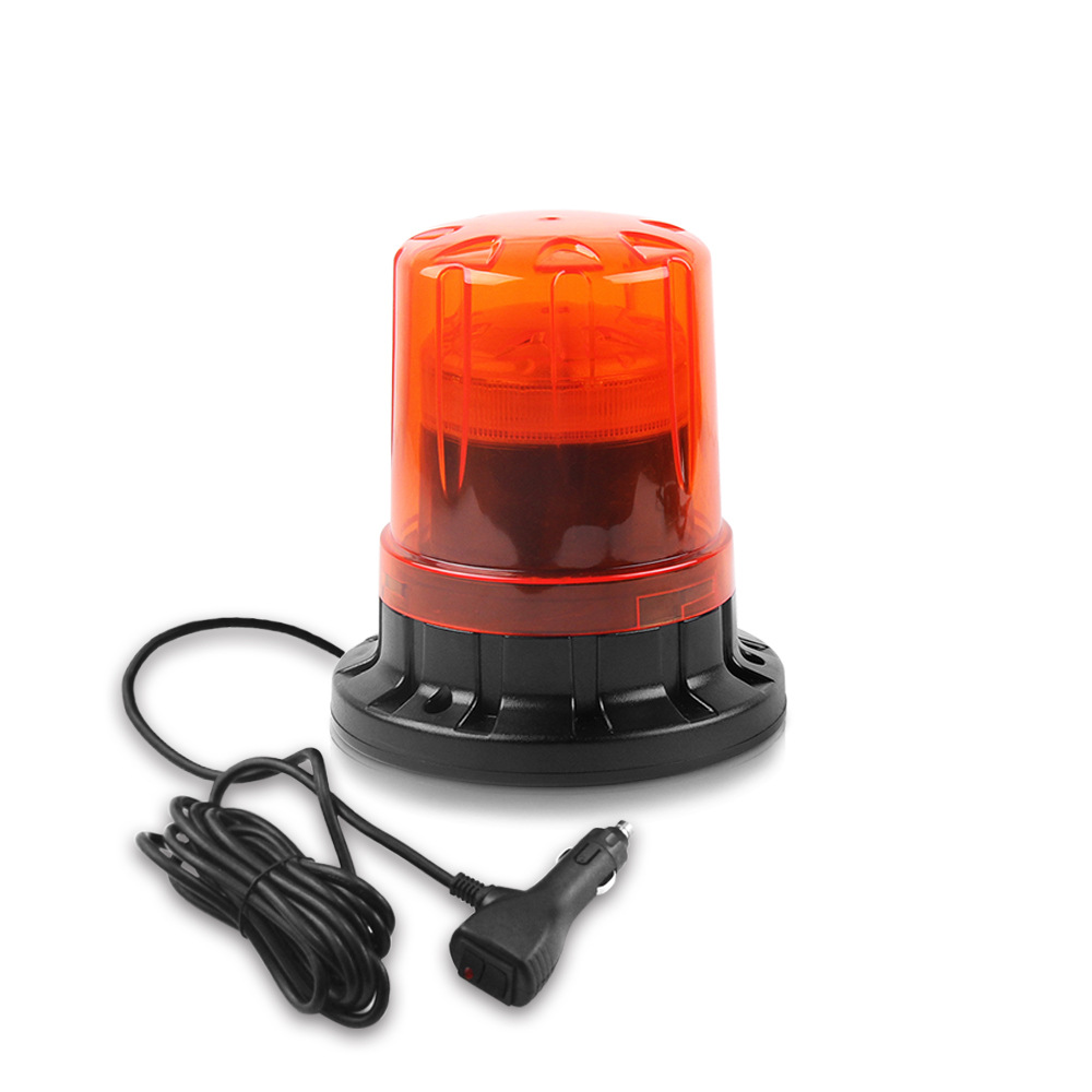 Car LED flash warning light magnetic roof flash light red and blue bright strobe warning light waterproof and dustproof