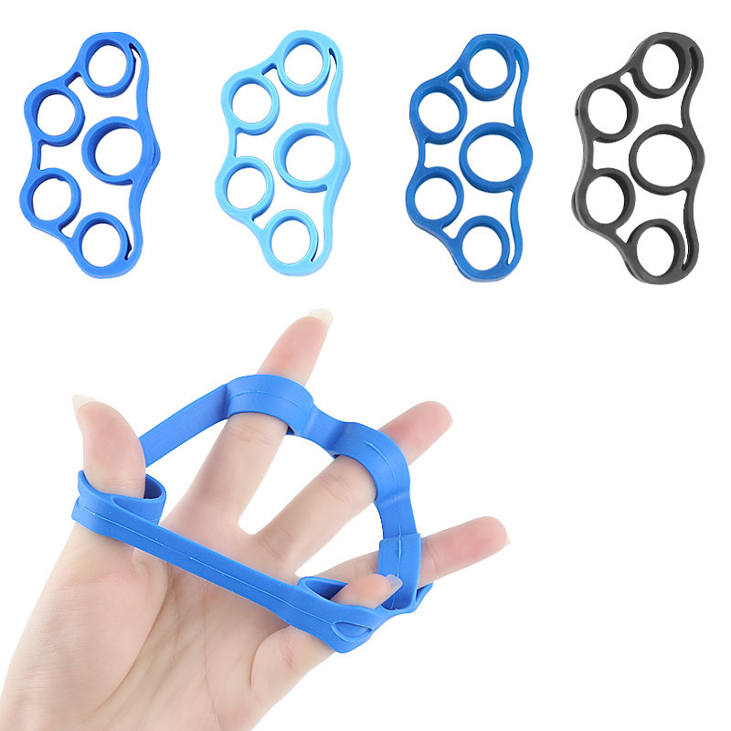 Silicone finger tensile finger exercise tension five -toed…