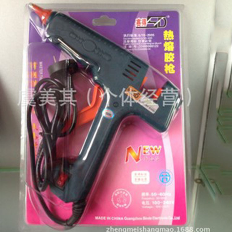 赛得1107大功率200W带开关热熔胶枪 好打胶的大功率热熔胶枪批发