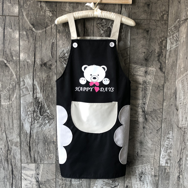 Delantal de correa de mano borrable para el hogar a prueba de aceite a prueba de agua logotipo personalizado de cocina Linda ropa de trabajo para hombres de moda