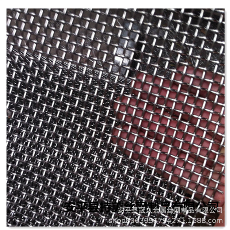 安平县304耐酸碱不锈钢编织筛分过滤网装饰轧花网 厂家供应