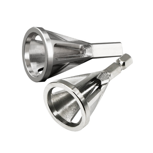 Deburring external chamfering tool, angle grinding and edge trimming, deburring, suitable for chuck electric drill tools, new chamfering tools wholesale