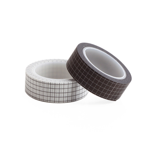 Amazon/Alibaba/Supply Source and Basic Pure Color Grid DIY Handmade Notebook Decoration Foreign Trade Sticker