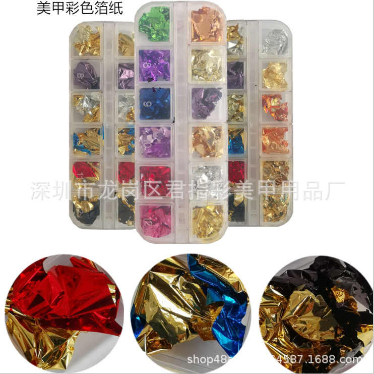 double-sided nail decoration for manicure