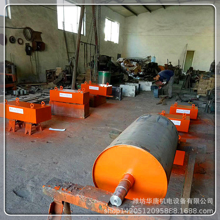 山东除铁器强磁滚筒哪家好  HT永磁滚筒选铁方便