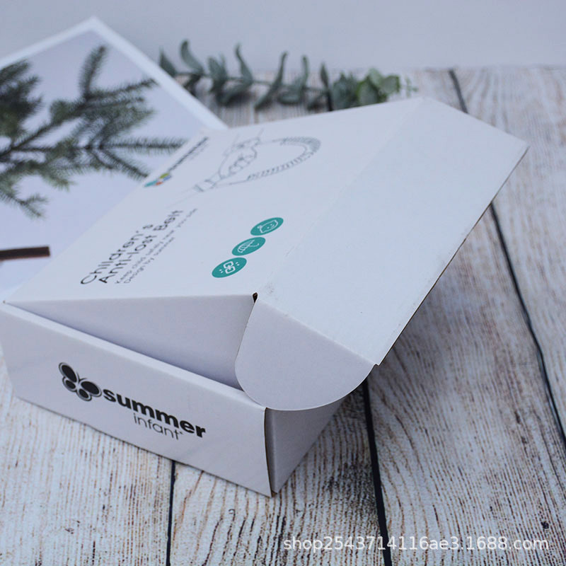 瓦楞纸飞机盒定制 包装彩盒 汉服快递包装盒 高档包装纸盒