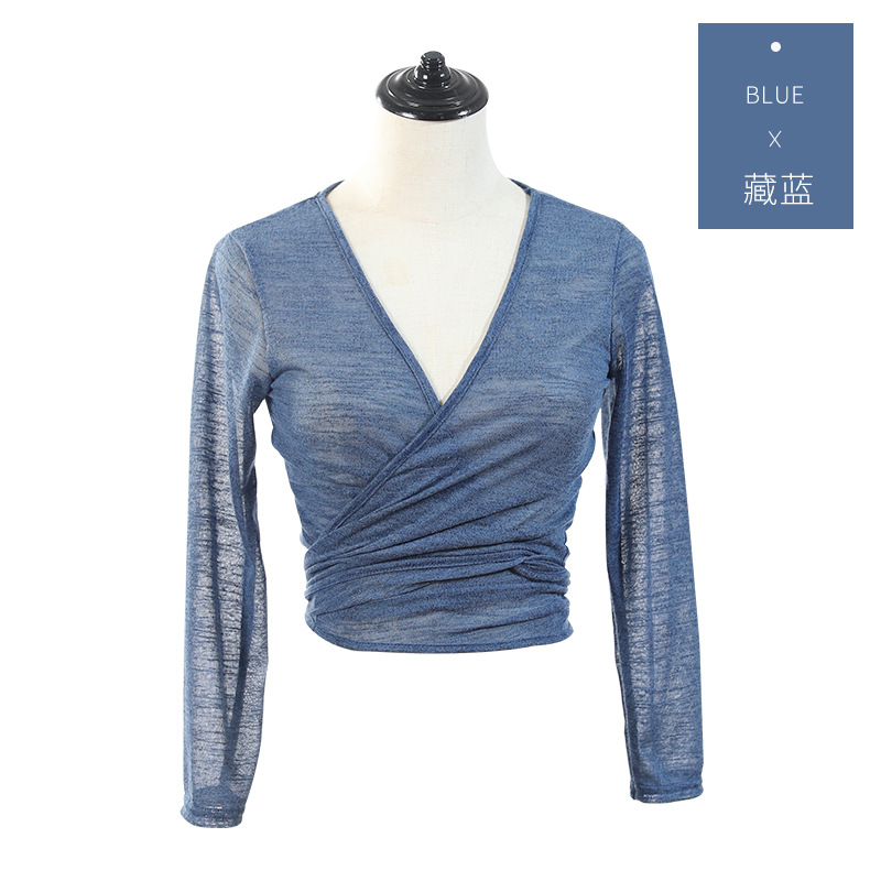 Ropa de práctica de ballet ropa de cuerpo Ropa de baile con cordones profesor pequeño chal abrigo moderno clásico danza cuerpo rima ropa de gasa