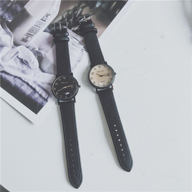 Orologio da ragazzo con quadrante digitale alla moda, studente di scuola media maschile, versione coreana, tendenza minimalista_voghion.com
