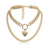 Retro pendant, necklace, chain, European style, wholesale
