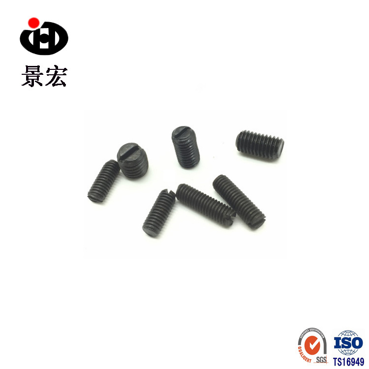 开槽平端紧定螺钉 国标GB73定位螺丝一字槽紧定 机米M2-3-4-5-6-8