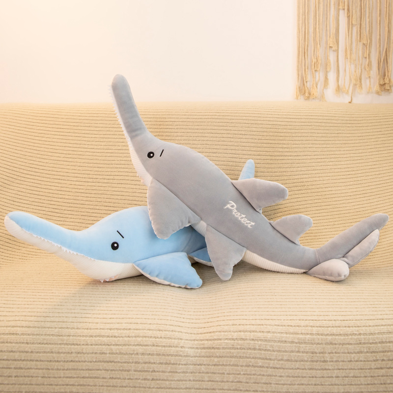 厂家直销超长鲨鱼抱枕公仔毛绒玩具床上睡觉用送孩子礼物一件代发