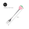 Coffee fruit fruit fork stainless steel, mixing stick