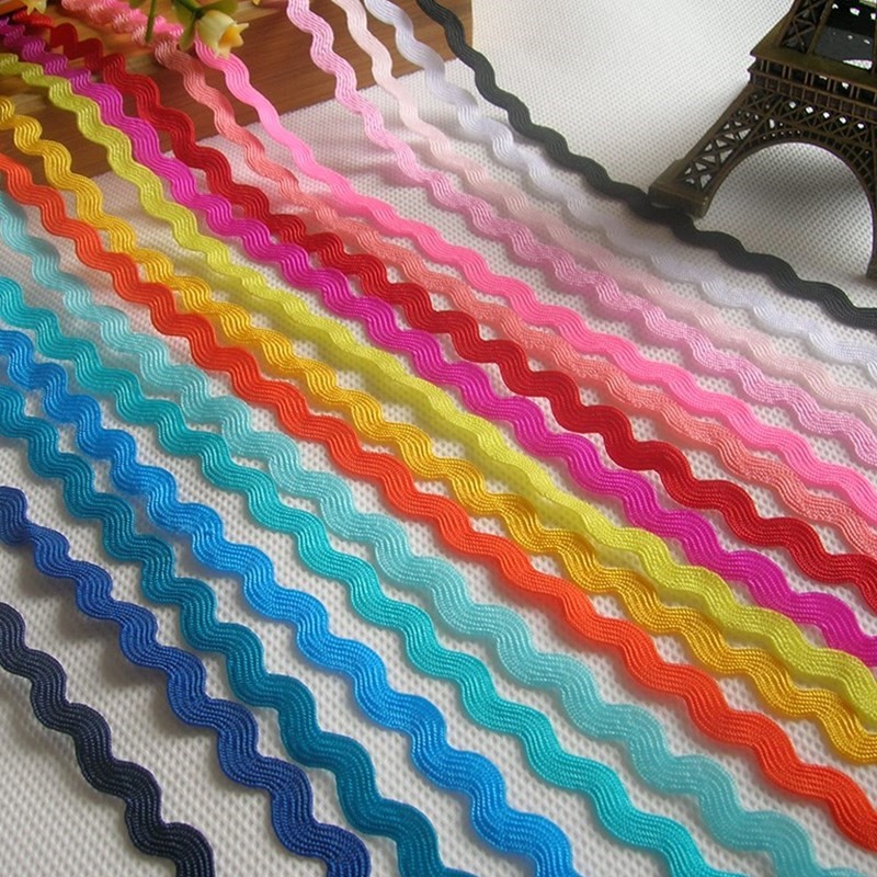 S型波浪织带 水兵带 丙纶织带百搭蕾丝花边衣服辅料 装饰布料