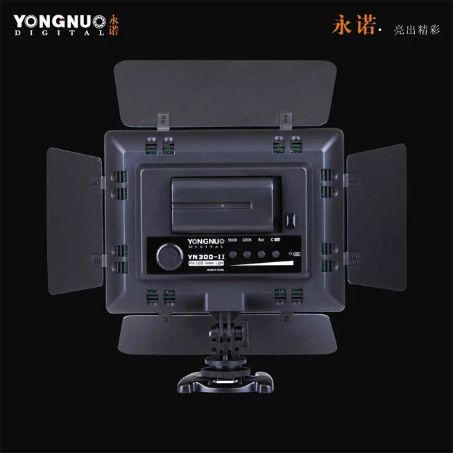 Вторая версия светодиодной лампы Yongnuo YN300II, свет для фотографии, светильник камеры, дополнительный свет, двойная цветовая температура на выносной свет