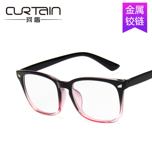 Rice nail flat mirror fashion retro glasses frame 8082 with myopia glasses frame Korean style trendy glasses