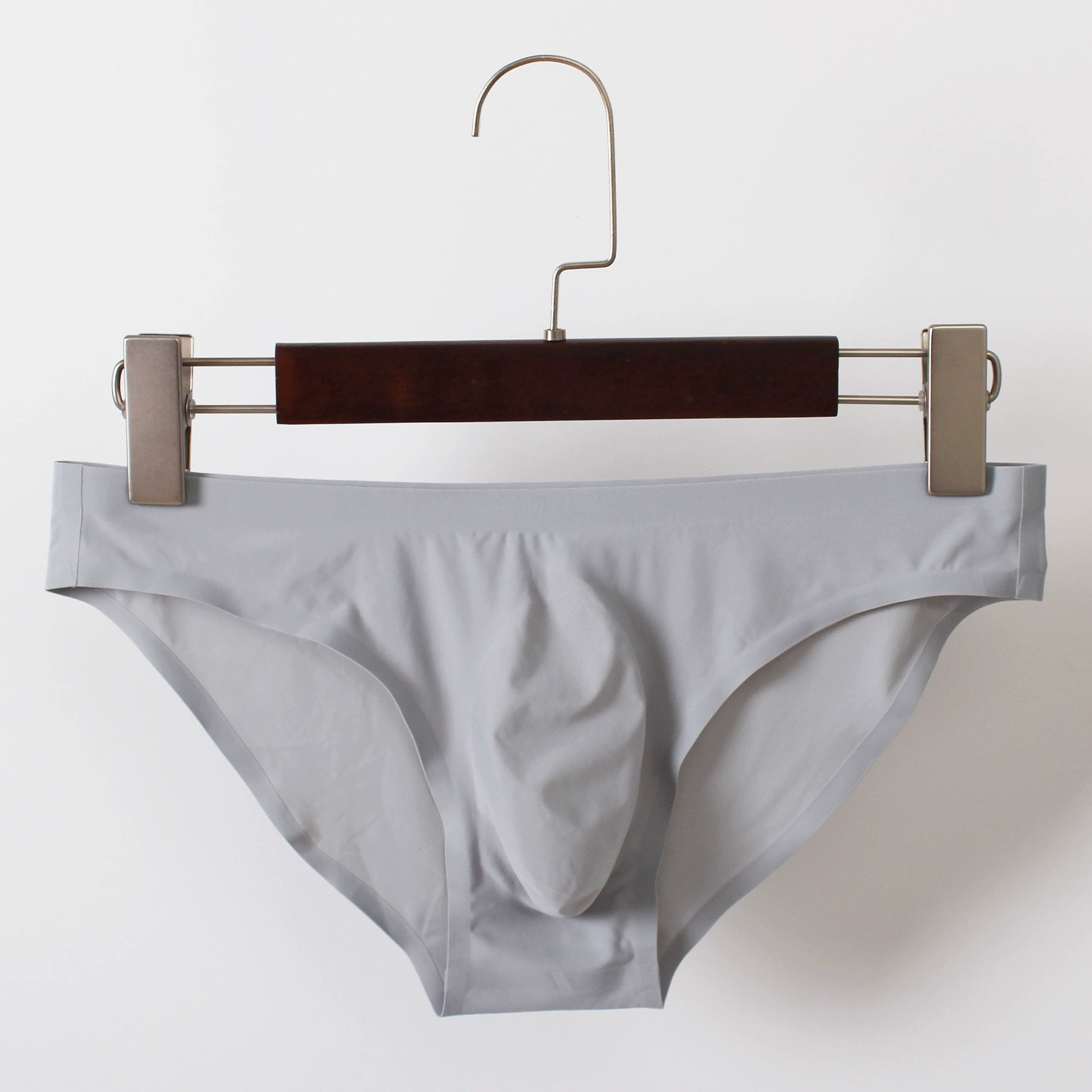 Men's Low-Rise Ice Silk Underwear, Triangleless Seamless, Breathable, M–XXXL