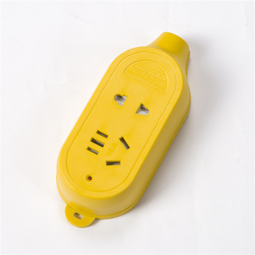 Wireless Grounded Cordless Plug with Explosion Proof and Anti-Drop Function, Integrated Copper Yellow 16A Cordless Socket Strip