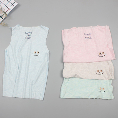 特價兒童背心夏季新款寶寶無痕背心女童莫代爾隨心裁吊帶衫男童裝