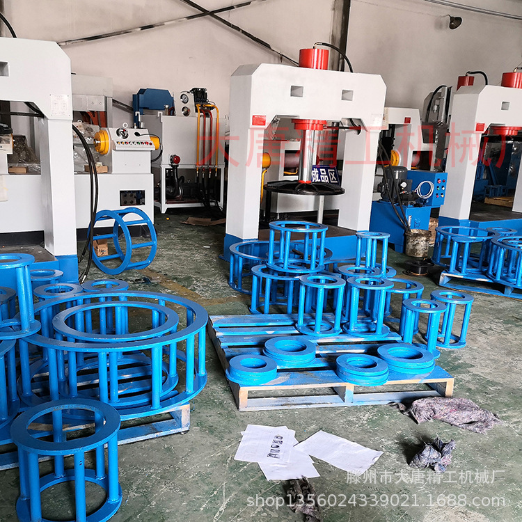 定做大唐120吨龙门液压机 小型手动实心轮胎压胎机 门式压力机