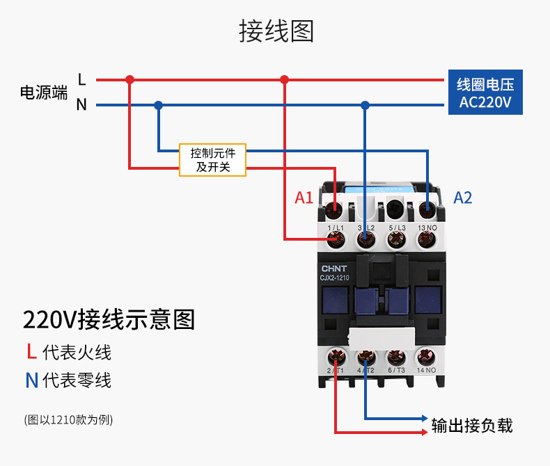 正泰交流接触器CJX2-8011 9511 家用电机接触器24V 36V 220V 380V详情12