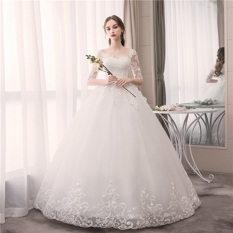 White lace fitted elegant brace for bride, direct factory sales 2