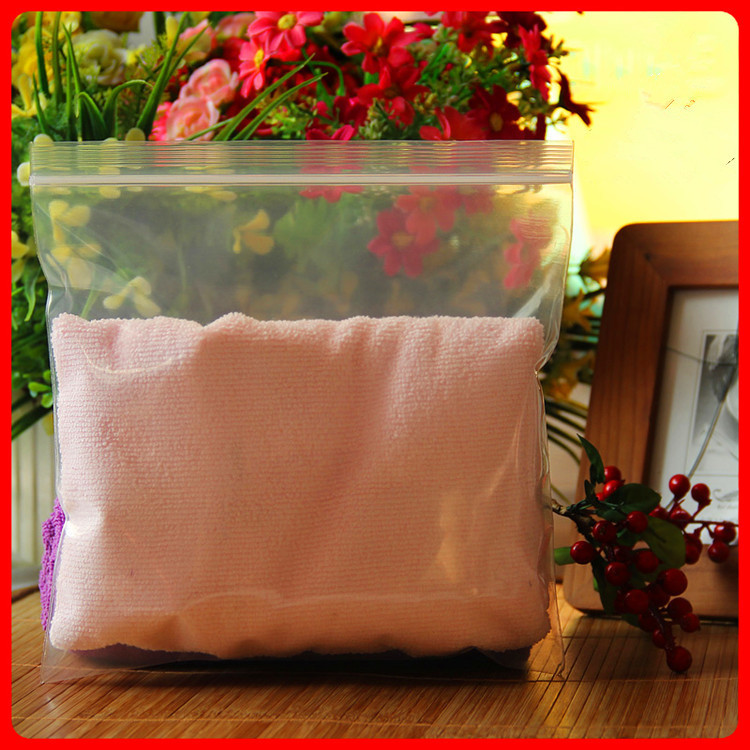 正方形自封袋pe海鲜干货防潮密封袋20*20加厚凹凸夹链袋塑料袋