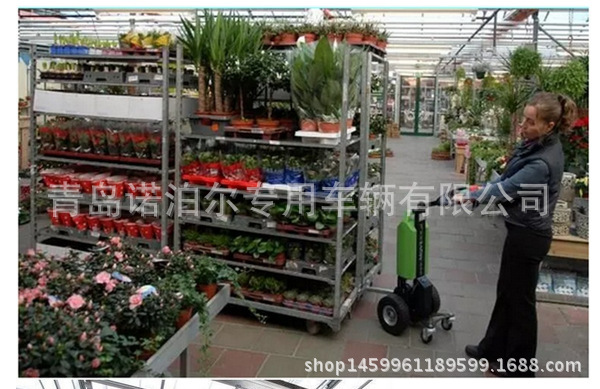 批发园林工具车 热镀锌花卉台车花架车多肉培育车穴盘车