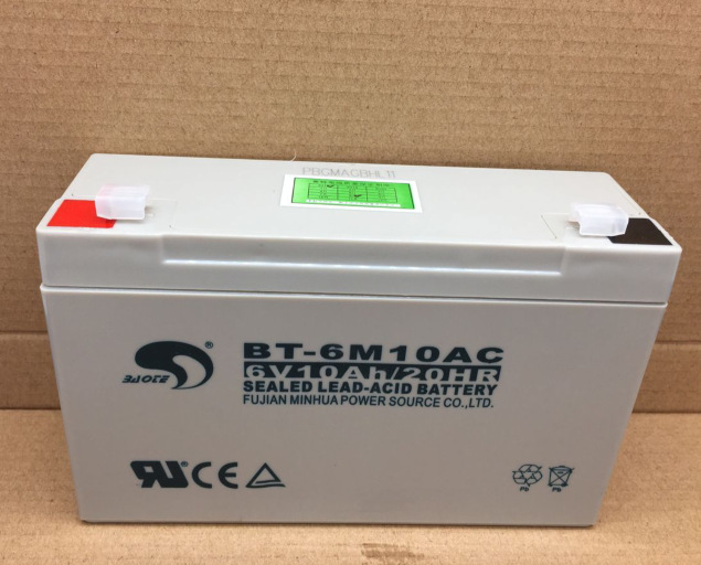 台湾赛特BT6M10AC6V10Ah20HR童车蓄电池 大容量吊称 电子秤电池