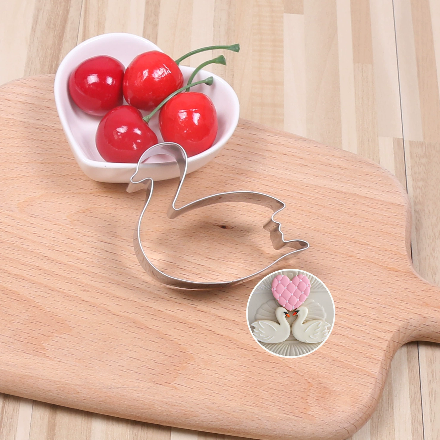 DIY Веселая нержавеющая сталь Печенье Модель животное Лебедь Фимал Печенья Резка модель выпечки формочка