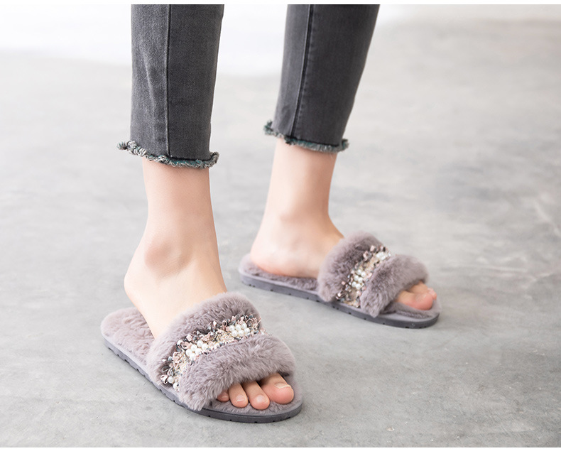 new non-slip plush slippers  NSPE10024