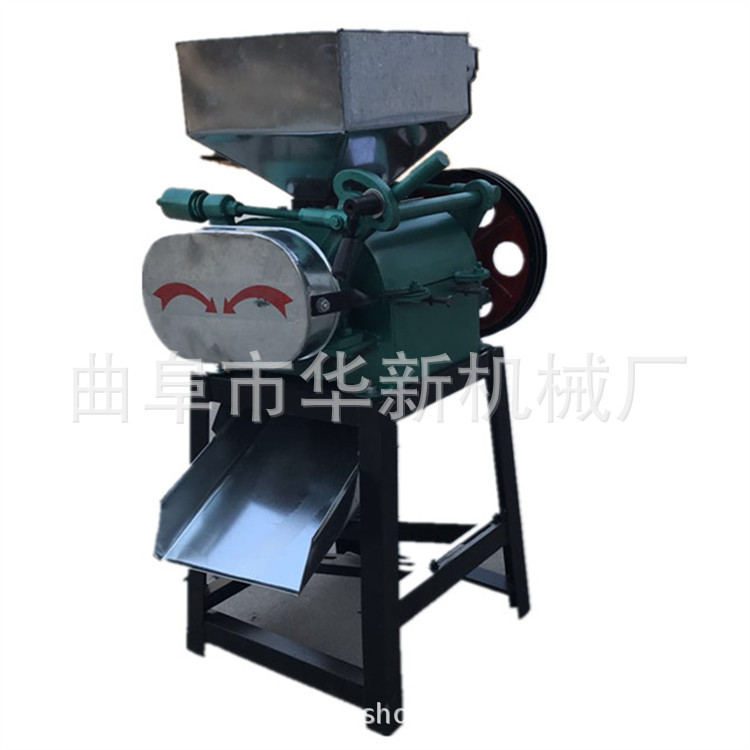 油坊花生豆饼破碎机 多功能豆子绿豆挤扁机 养鸡饲料玉米破碎机