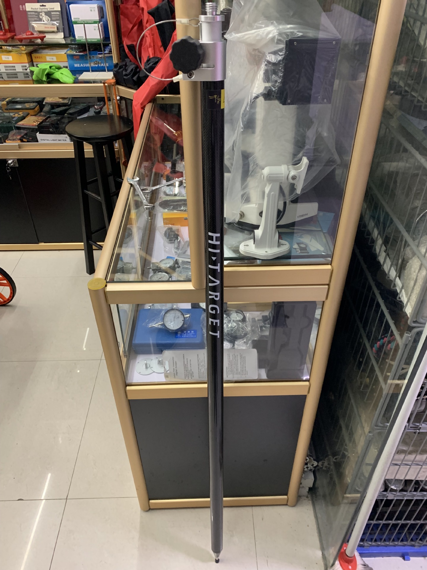 南方科力达中海达华测RTK通用型GPS碳纤杆对中杆伸缩杆X3手簿托架