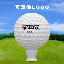 专属 LOGO 大型高尔夫球模型 玻璃钢雕塑 公司活动专用 签名球