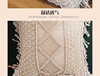 Cotton wire cotton rope hand -woven tassel pillow INS Bohemia pillow can be processed