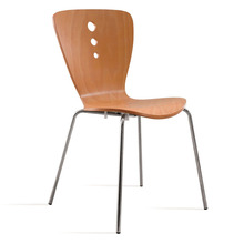创意曲木椅子[SP-BC233]食堂饭堂餐椅快餐厅 小吃店奶茶店靠背椅