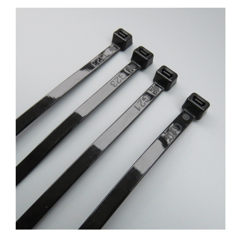 Blanco de nylon plástico negro al por mayor de la atadura de cables 10*400*500*600*700*800*1200 en existencia suficiente