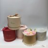 Concern a single circular flower flower insert box wedding group gift box ribbon hand lift flower box