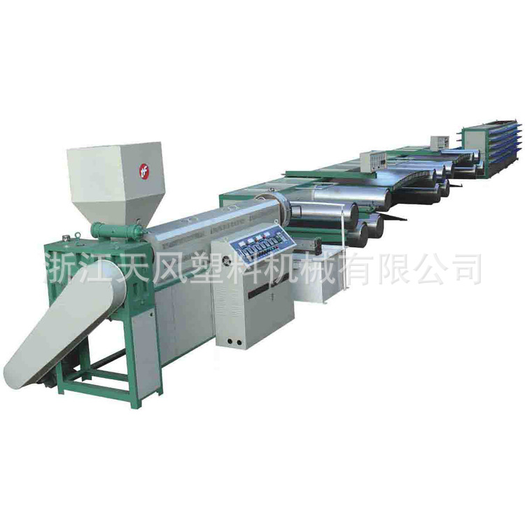 成套大米袋编织设备PP PE扁丝拉丝机生产厂家