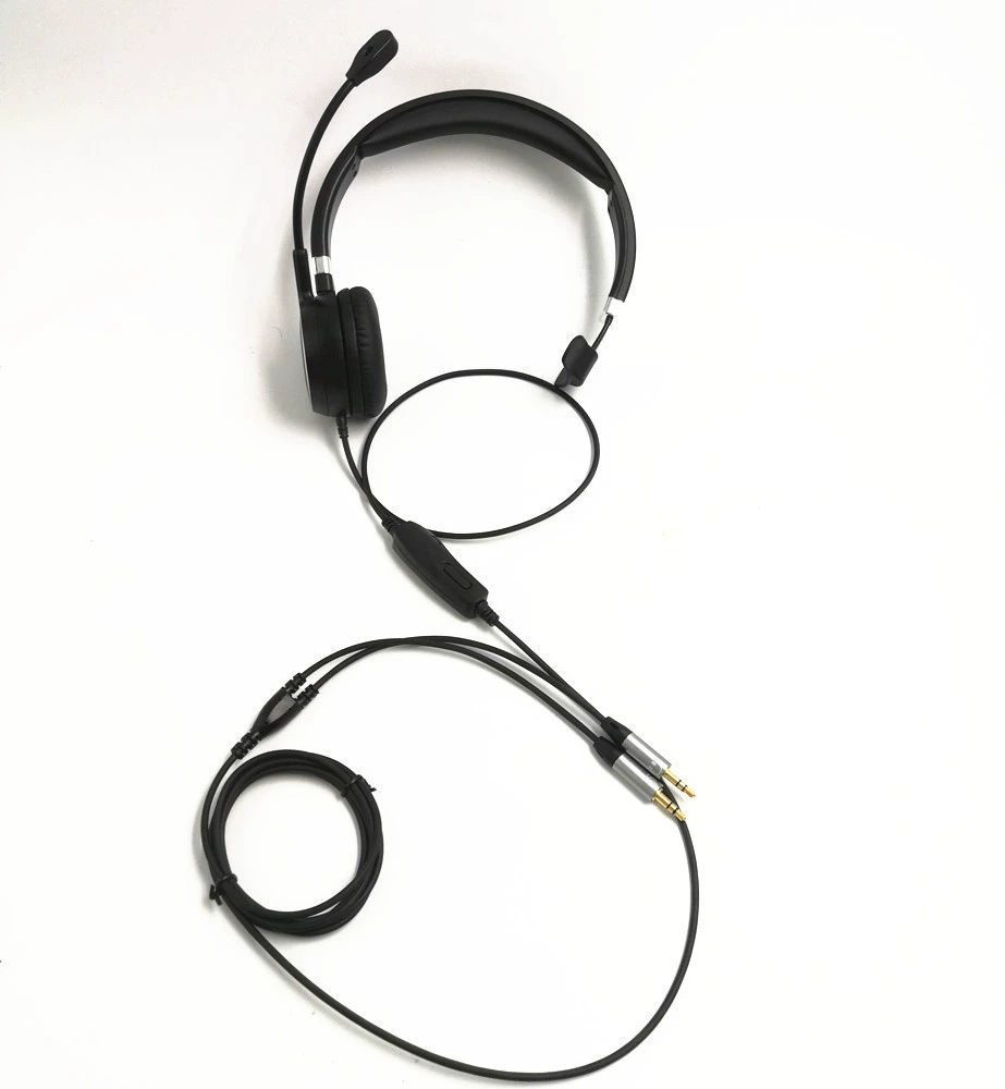 PC computer headset dual 3.5 headset customer service headset phone service headset game headset